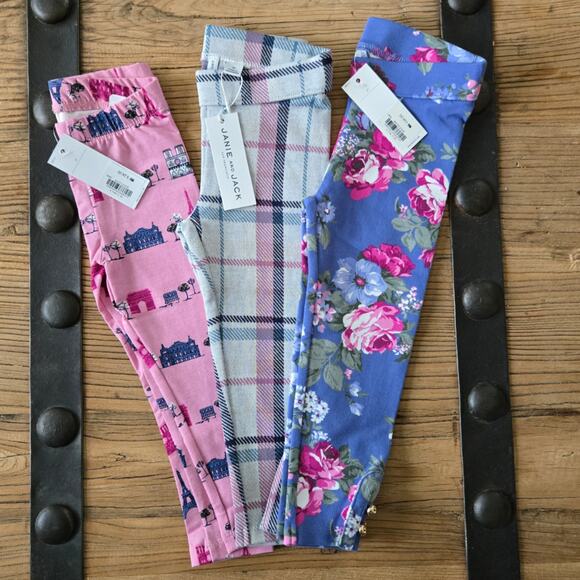Janie and Jack 3 piece legging bundle sz 2T New with Tags - Picture 1 of 5